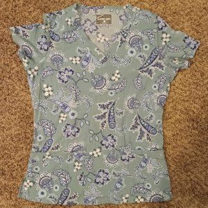 UA Easy Stretch by Butter-Soft Printed Scrub Top